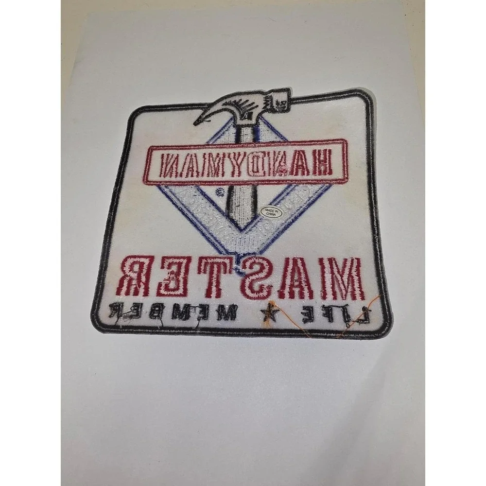 vintage embroidered Handyman Club of America Master Life Member jacket patch